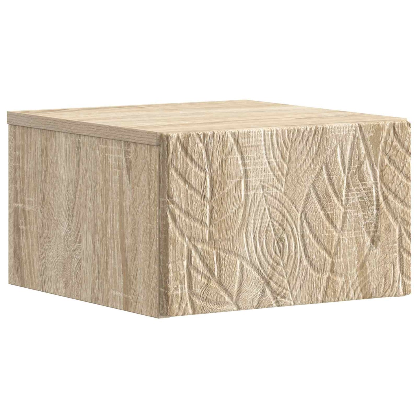 vidaXL Τοίχου Κρεμαστό Κομοδίνο 2 τμχ. Sonoma Δρυς 49 x 34,5 x 20 εκ.