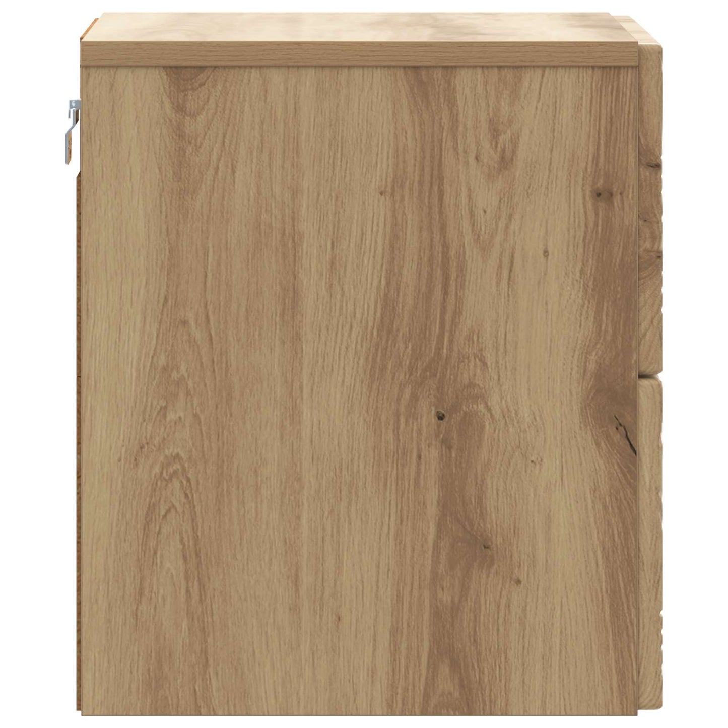 vidaXL Τοίχου Κρεμαστό Κομοδίνο 2 τμχ. Artisan Δρυς 34,5 x 33 x 40 εκ