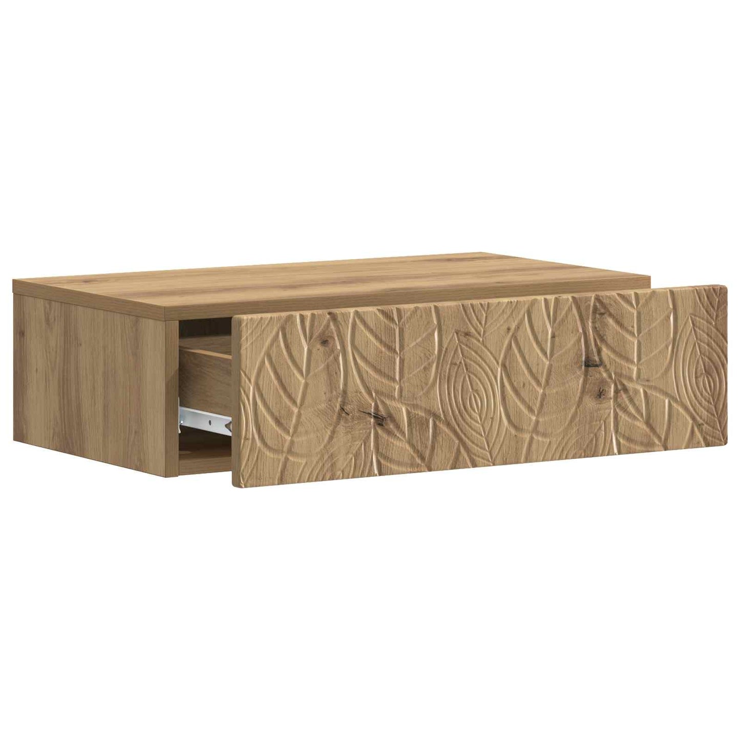 vidaXL Τραπεζάκι Τοίχου 59 x 34,5 x 17 εκ. Επεξεργασμένο Ξύλο
