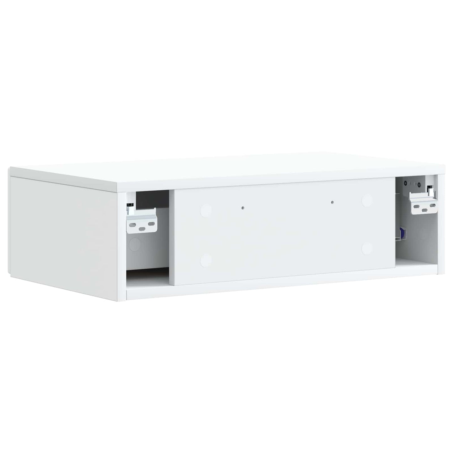 vidaXL Τραπεζάκι Τοίχου Λευκό 87,5 x 34,5 x 17 εκ. Επεξεργασμένο Ξύλο