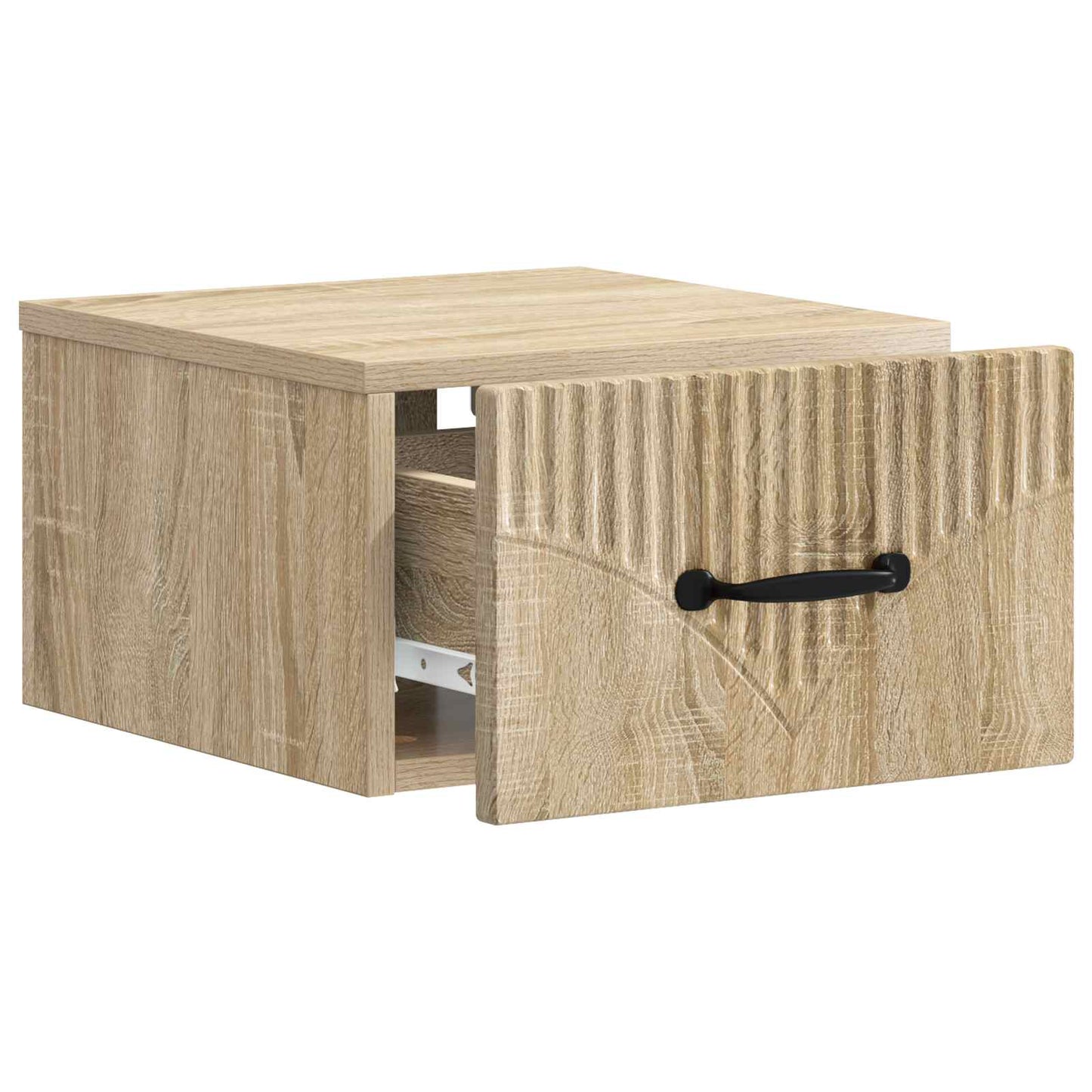 vidaXL Τοίχου Κρεμαστό Κομοδίνο 2 τμχ. Sonoma Δρυς 34,5 x 33 x 20 εκ.
