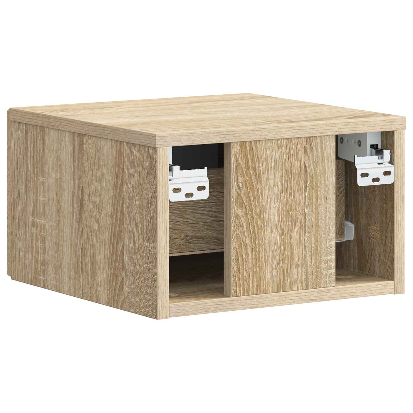 vidaXL Τοίχου Κρεμαστό Κομοδίνο 2 τμχ. Sonoma Δρυς 34,5 x 33 x 20 εκ.