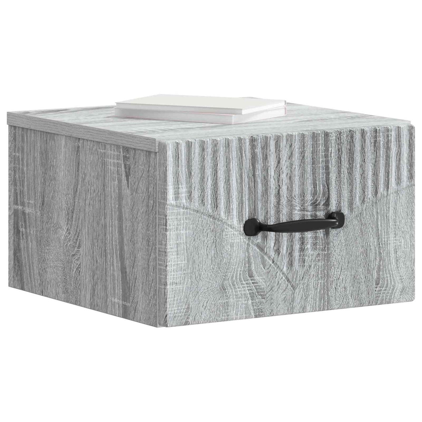 vidaXL Τοίχου Κρεμαστό Κομοδίνο 2 τμχ. Γκρι Sonoma 34,5 x 33 x 20 εκ.