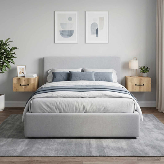 vidaXL Τοίχου Κρεμαστό Κομοδίνο 2 τμχ. Artisan Δρυς 34,5 x 33 x 20 εκ.