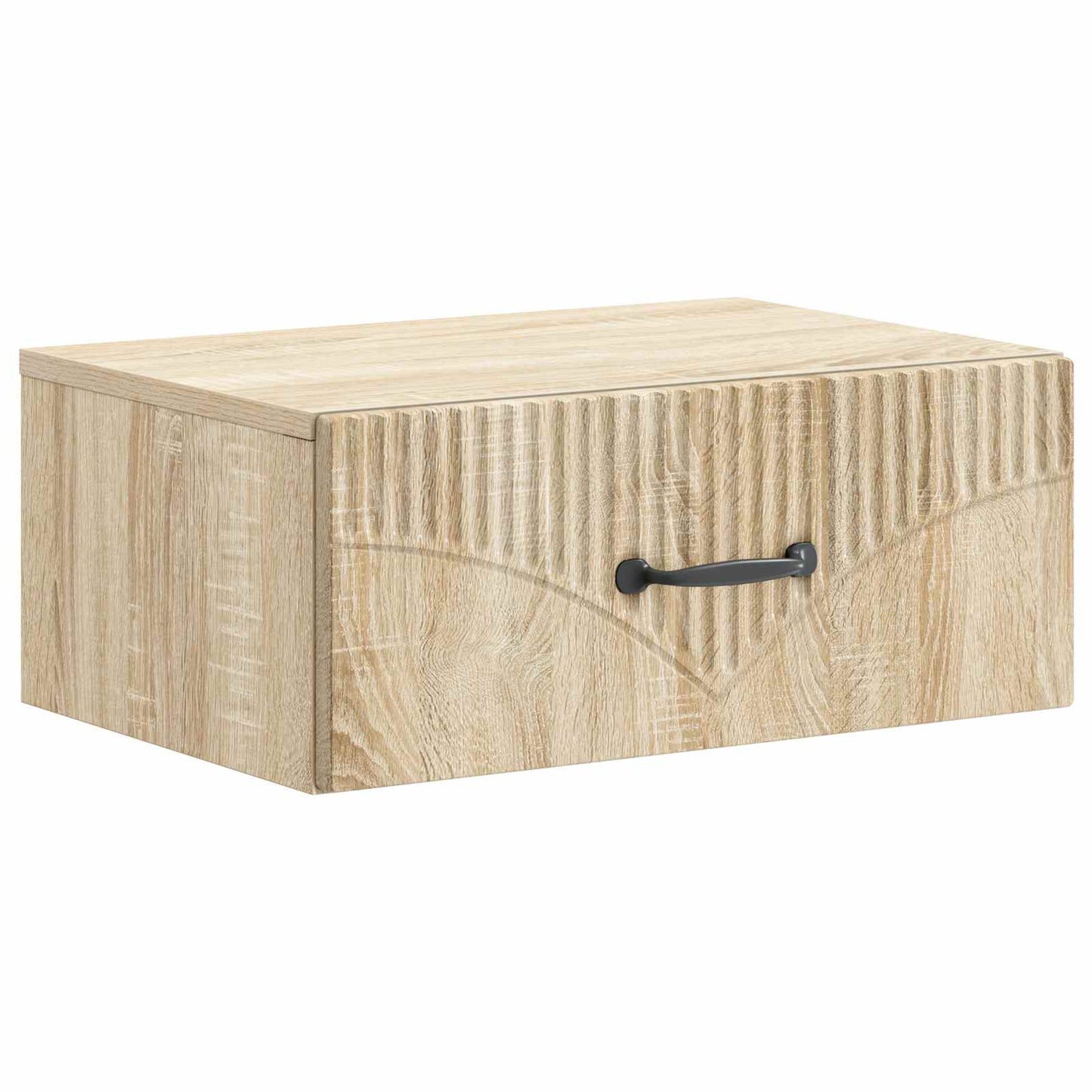 vidaXL Τοίχου Κρεμαστό Κομοδίνο 2 τμχ. Sonoma Δρυς 49 x 34,5 x 20 εκ.