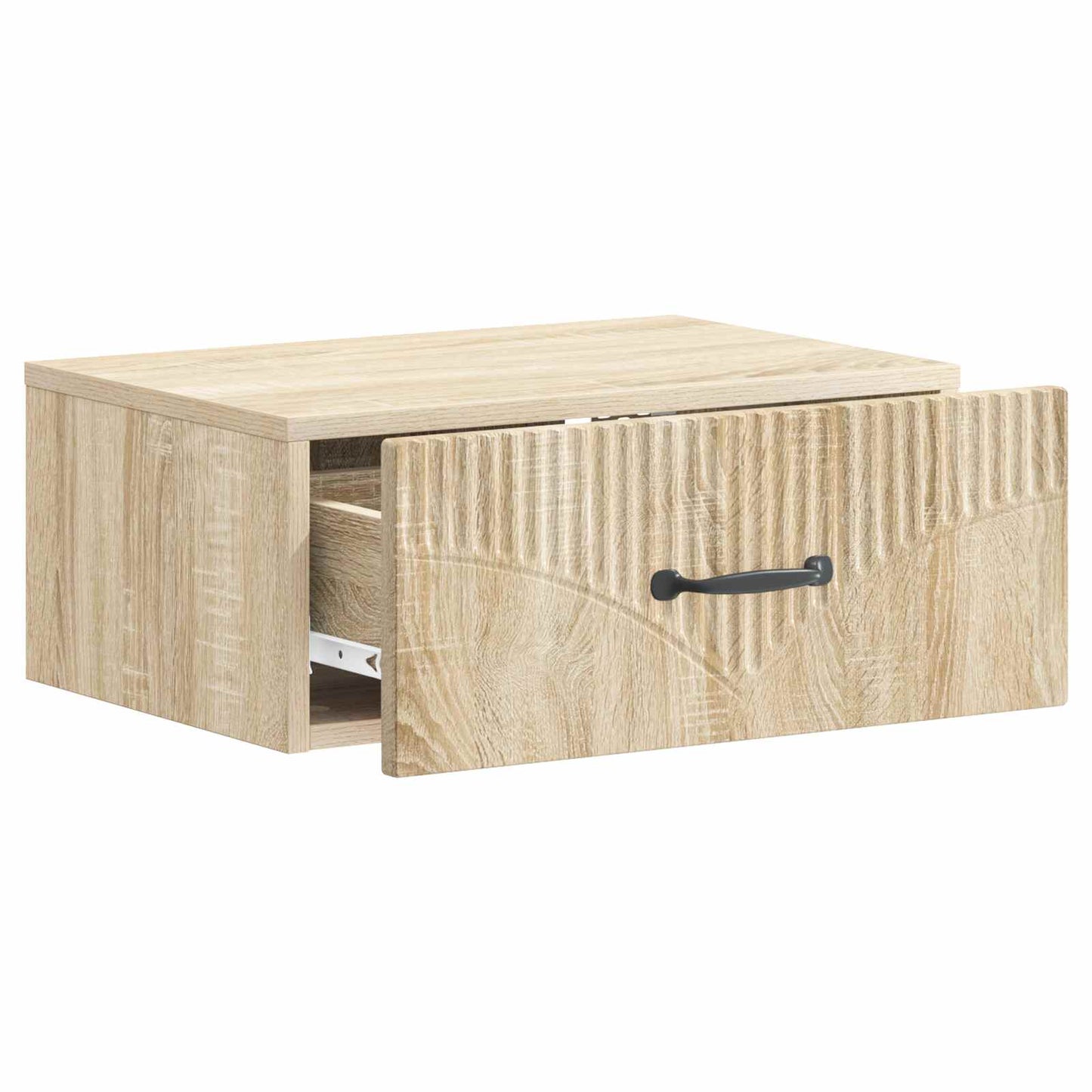 vidaXL Τοίχου Κρεμαστό Κομοδίνο 2 τμχ. Sonoma Δρυς 49 x 34,5 x 20 εκ.