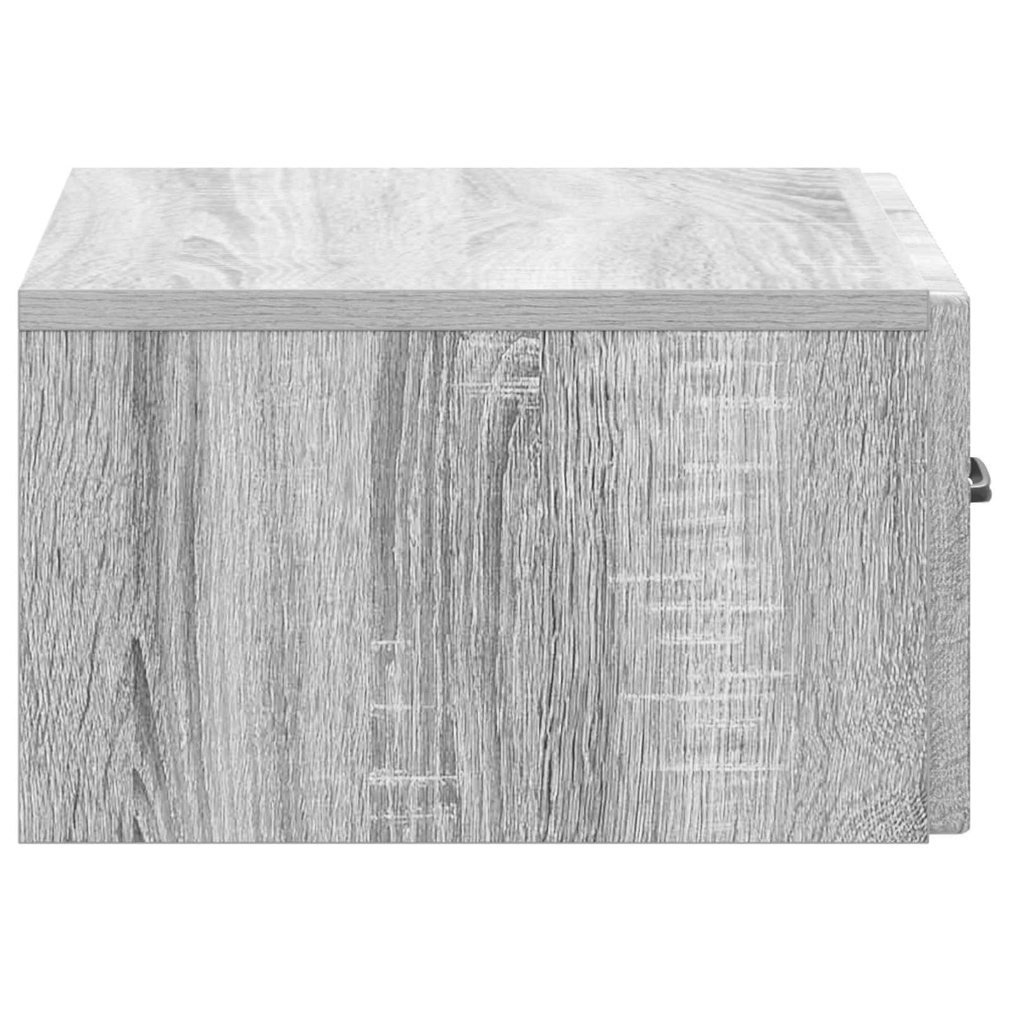 vidaXL Τοίχου Κρεμαστό Κομοδίνο 2 τμχ. Γκρι Sonoma 49 x 34,5 x 20 εκ.