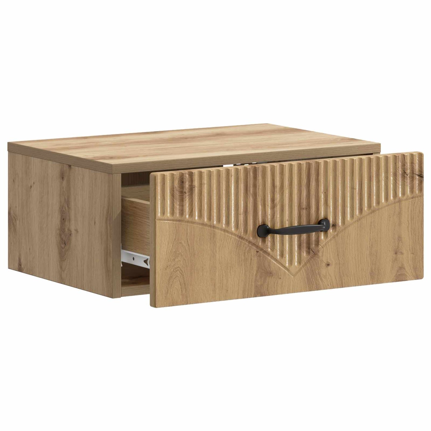 vidaXL Τοίχου Κρεμαστό Κομοδίνο 2 τμχ. Artisan Δρυς 49 x 34,5 x 20 εκ.