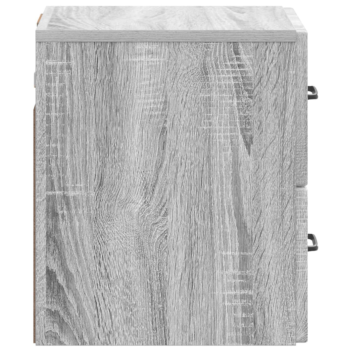 vidaXL Τοίχου Κρεμαστό Κομοδίνο 2 τμχ. Γκρι Sonoma 34,5 x 33 x 40 εκ