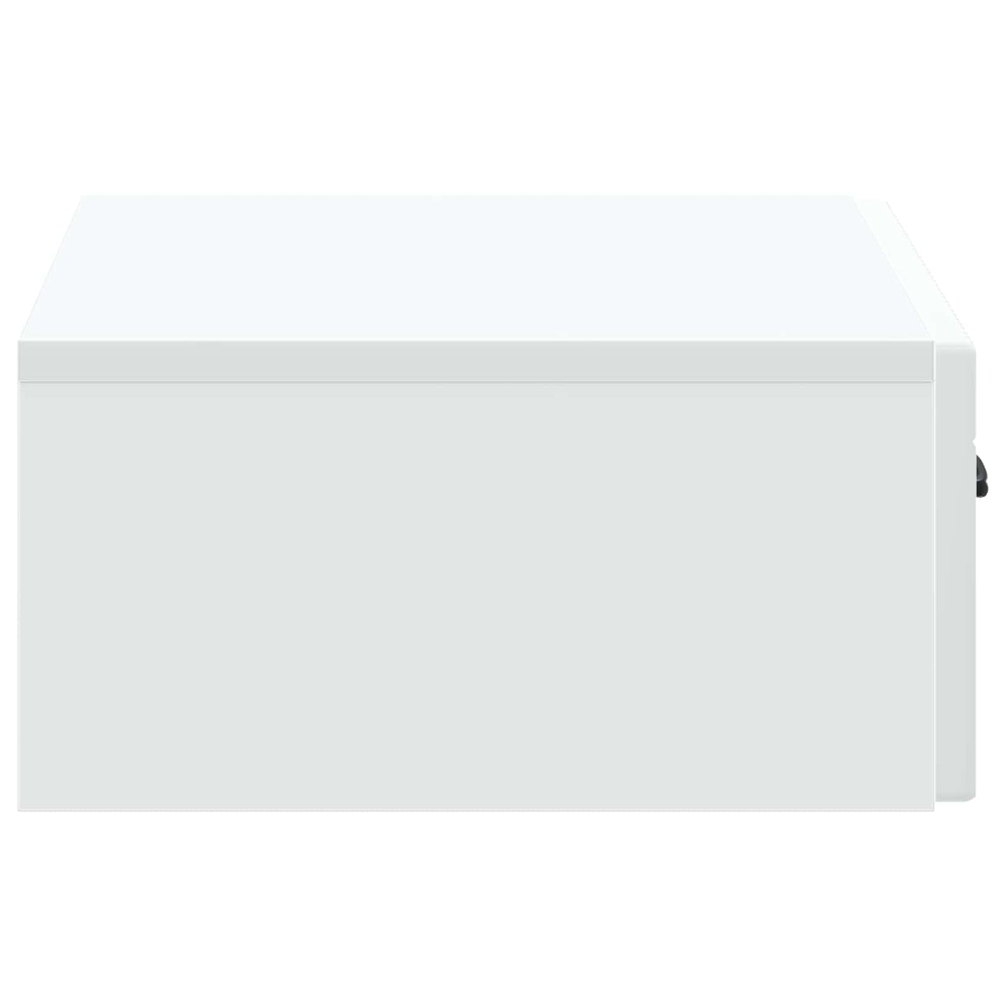 vidaXL Τραπεζάκι Τοίχου Λευκό 59 x 34,5 x 17 εκ. Επεξεργασμένο Ξύλο