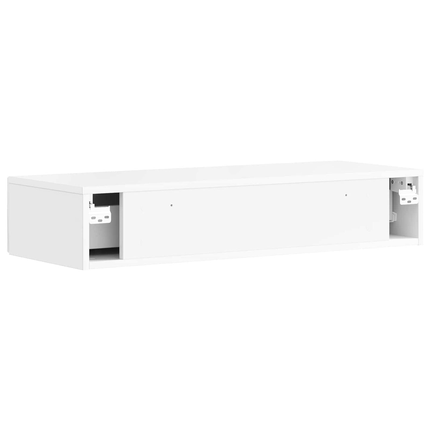 vidaXL Τραπεζάκι Τοίχου Λευκό 87,5 x 34,5 x 17 εκ. Επεξεργασμένο Ξύλο
