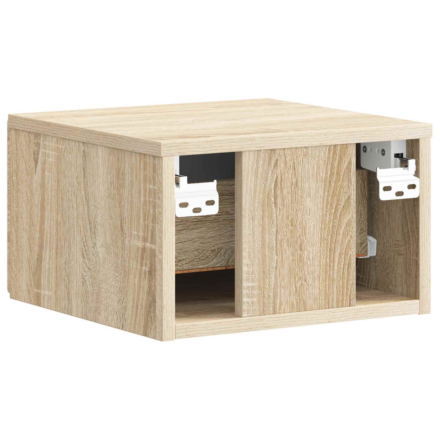 vidaXL Τοίχου Κρεμαστό Κομοδίνο 2 τμχ. Sonoma Δρυς 34,5 x 33 x 20 εκ.
