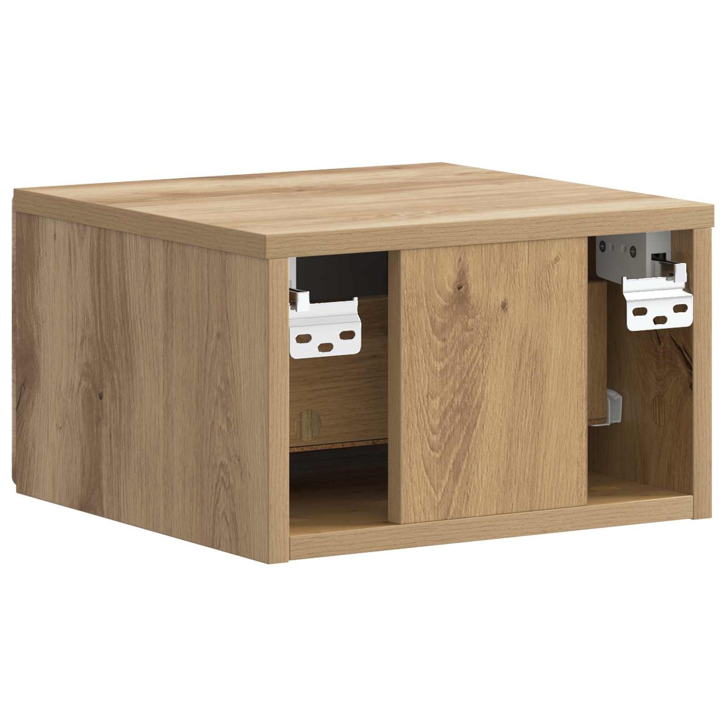 vidaXL Τοίχου Κρεμαστό Κομοδίνο 2 τμχ. Artisan Δρυς 34,5 x 33 x 20 εκ.