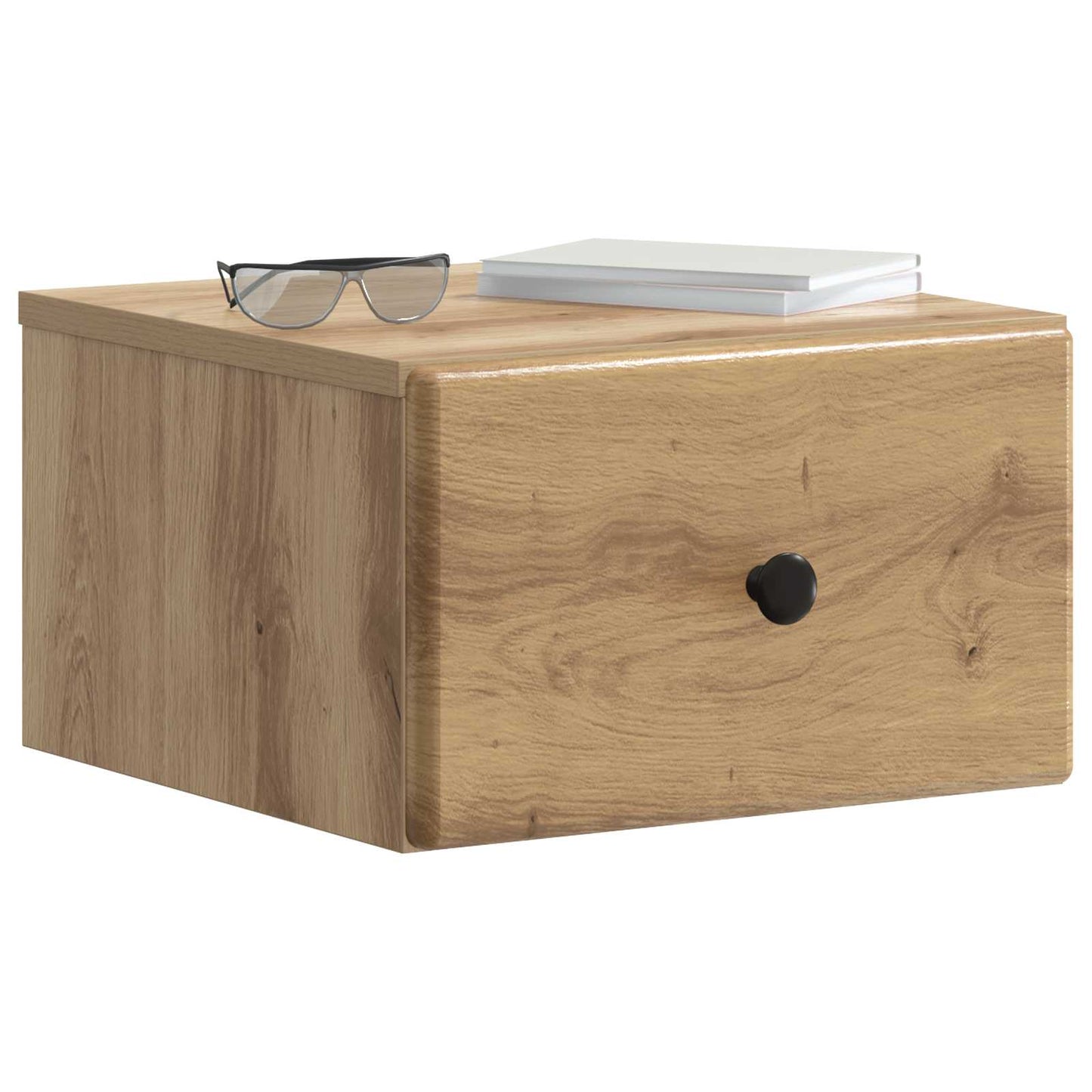 vidaXL Τοίχου Κρεμαστό Κομοδίνο 2 τμχ. Artisan Δρυς 34,5 x 33 x 20 εκ.