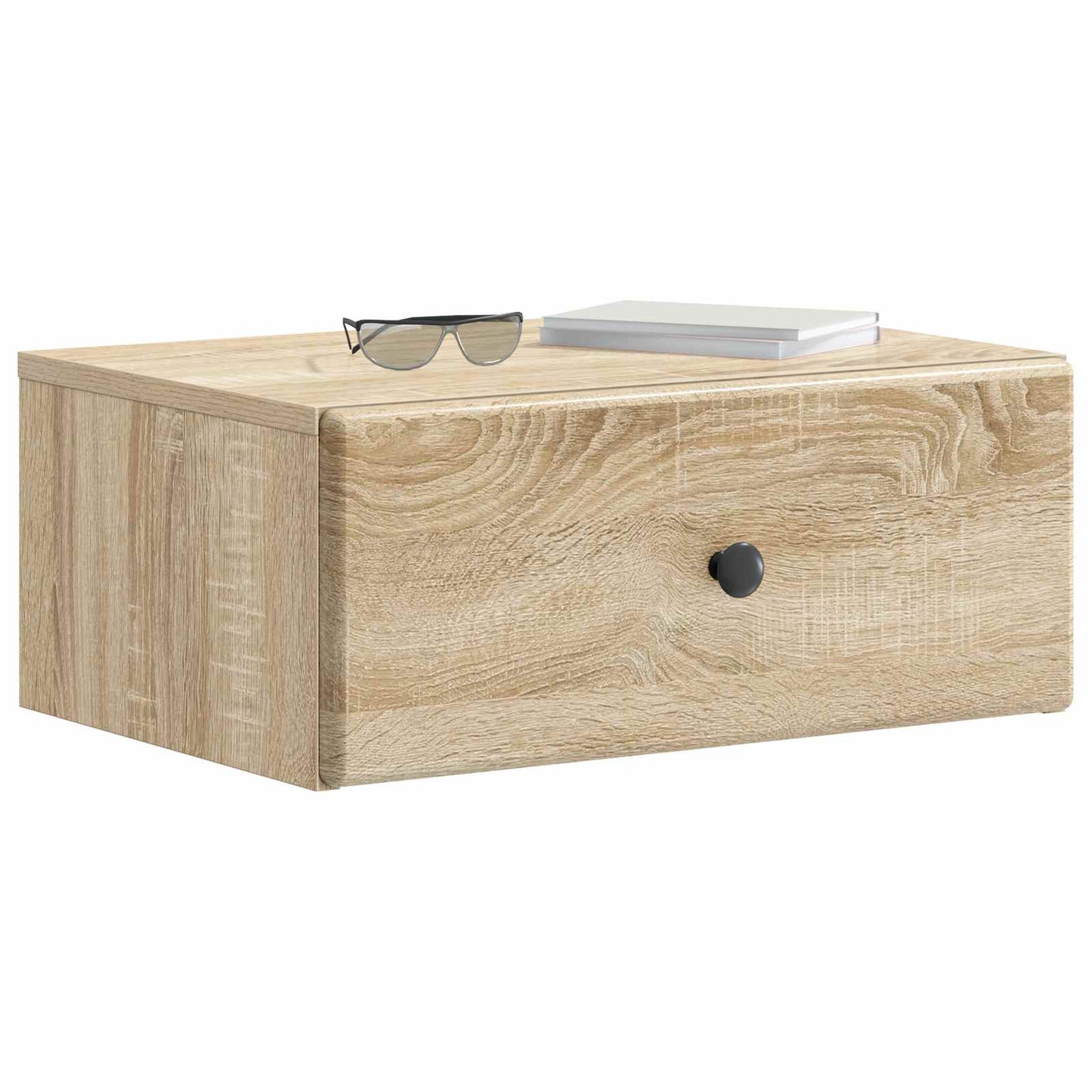 vidaXL Τοίχου Κρεμαστό Κομοδίνο 2 τμχ. Sonoma Δρυς 49 x 34,5 x 20 εκ.
