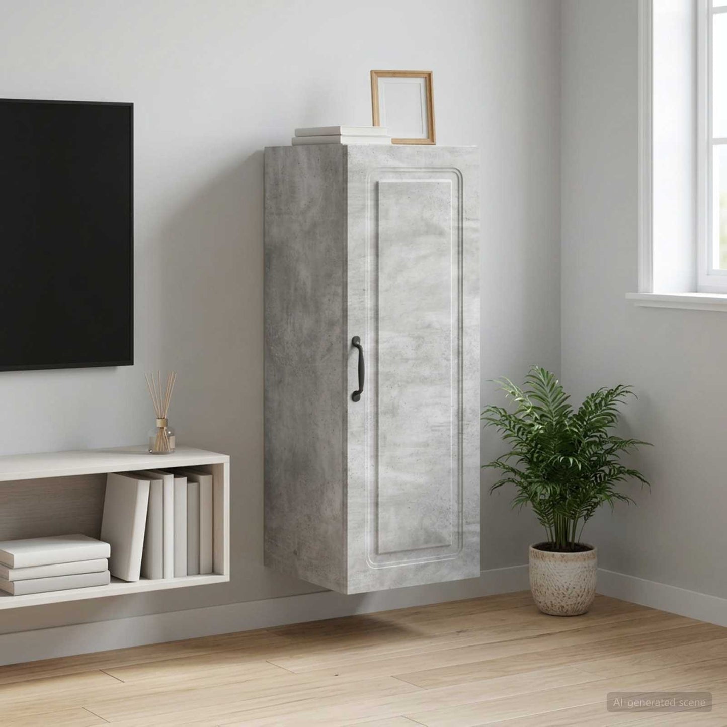 vidaXL Τοίχου Ντουλάπα 33 x 34,5 x 90 εκ Επεξεργασμένο Ξύλο