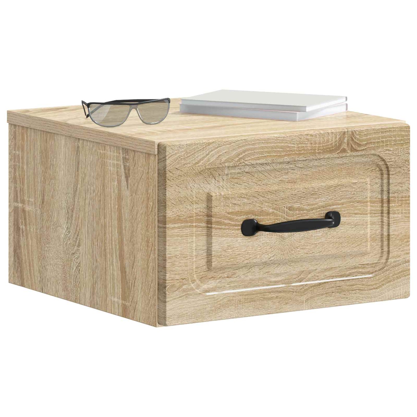 vidaXL Τοίχου Κρεμαστό Κομοδίνο 2 τμχ. Sonoma Δρυς 34,5 x 33 x 20 εκ.