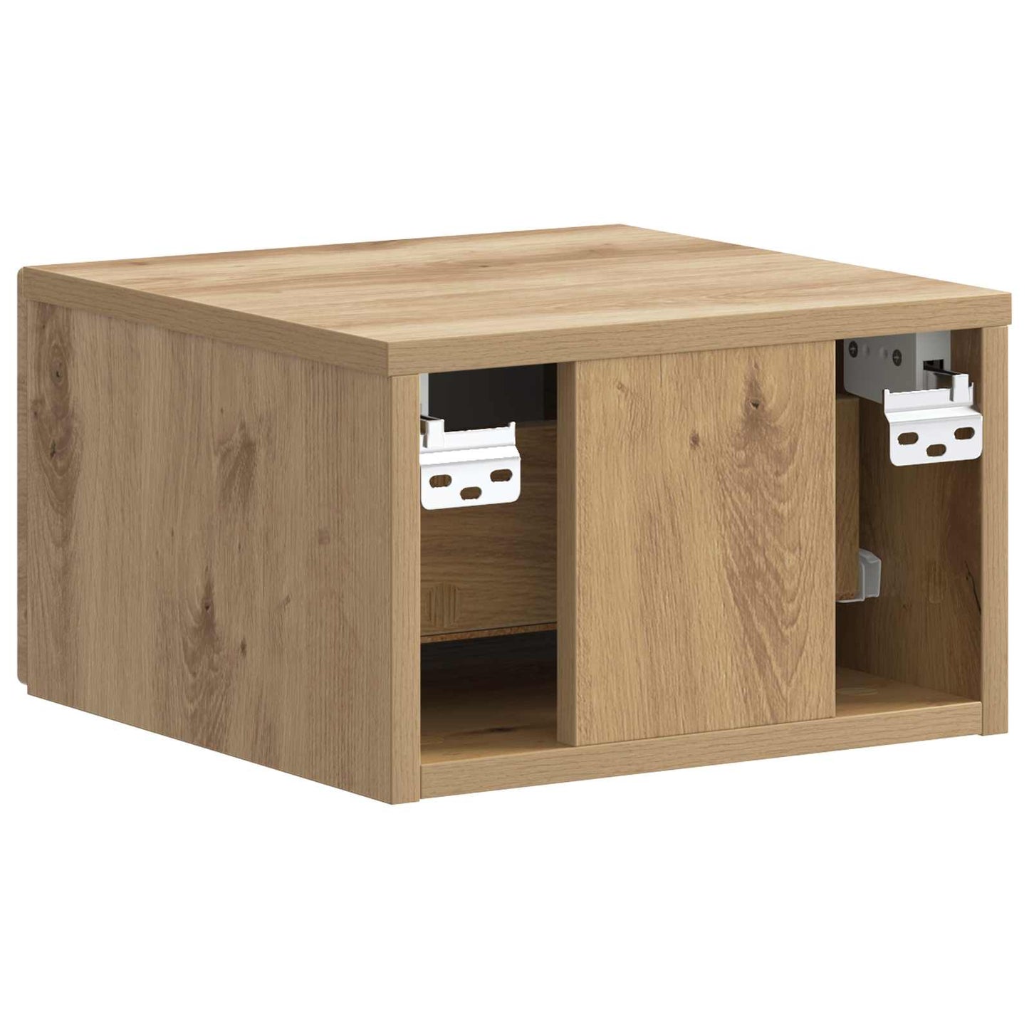 vidaXL Τοίχου Κρεμαστό Κομοδίνο 2 τμχ. Artisan Δρυς 34,5 x 33 x 20 εκ.