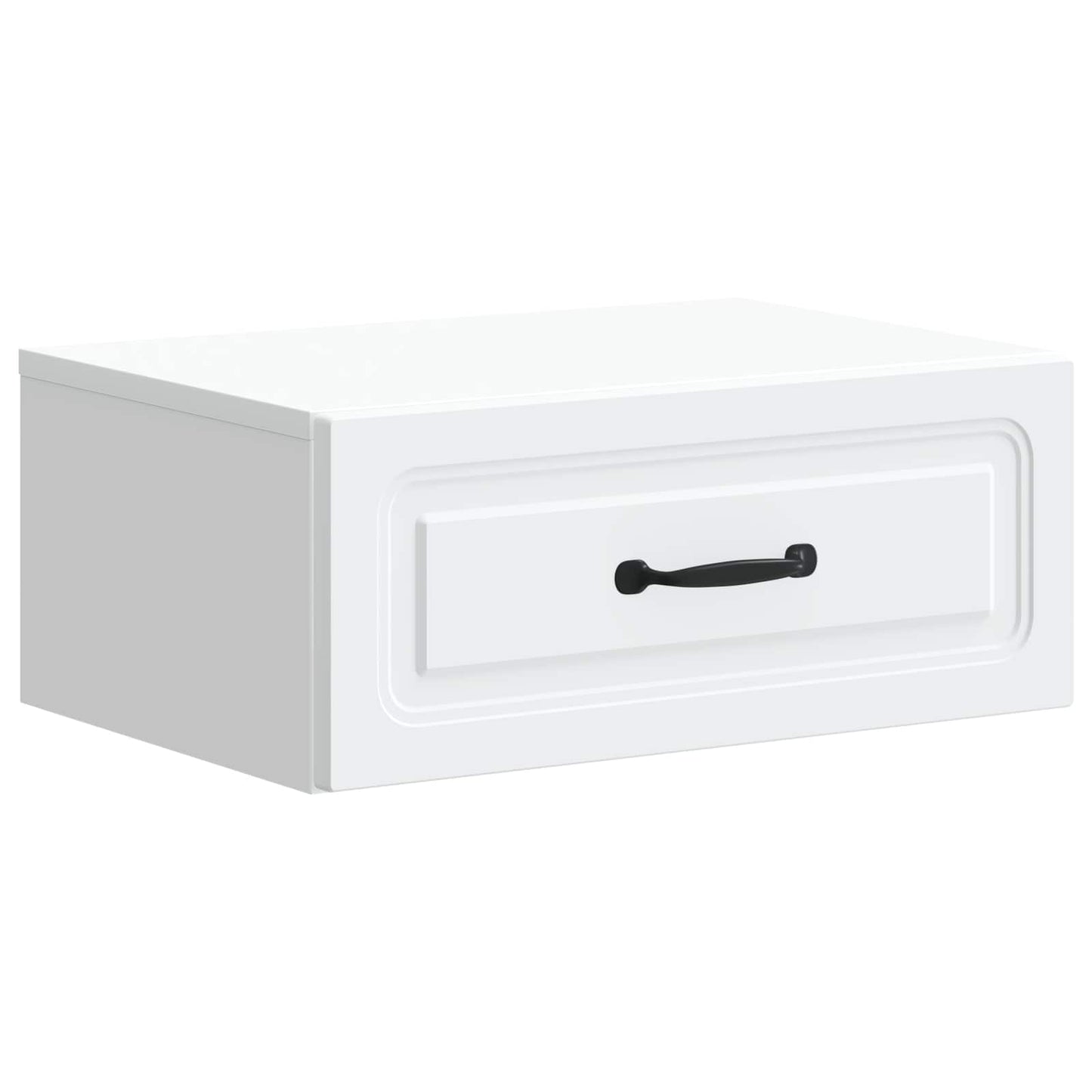 vidaXL Τοίχου Κρεμαστό Κομοδίνο 2 τμχ. Λευκό 49 x 34,5 x 20 εκ.