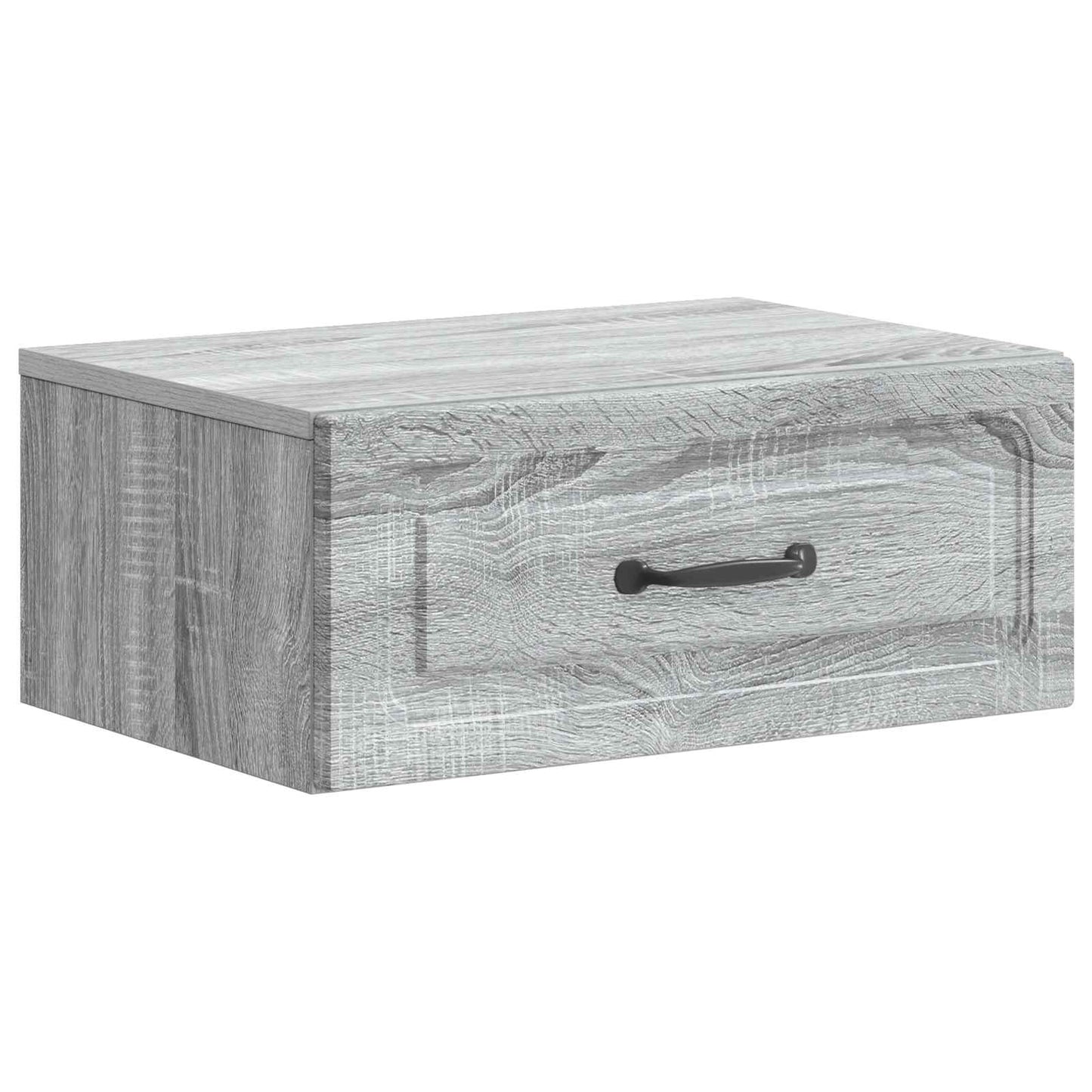 vidaXL Τοίχου Κρεμαστό Κομοδίνο 2 τμχ. Γκρι Sonoma 49 x 34,5 x 20 εκ.
