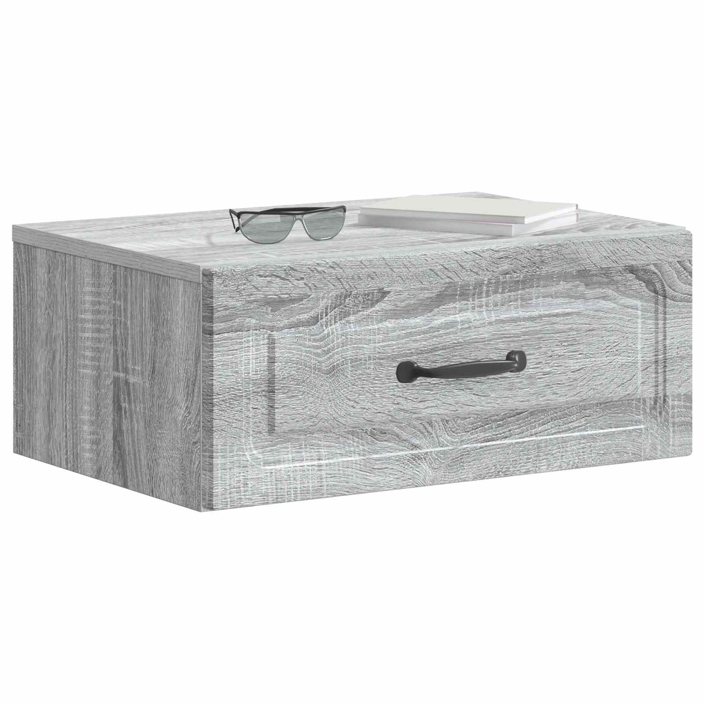 vidaXL Τοίχου Κρεμαστό Κομοδίνο 2 τμχ. Γκρι Sonoma 49 x 34,5 x 20 εκ.