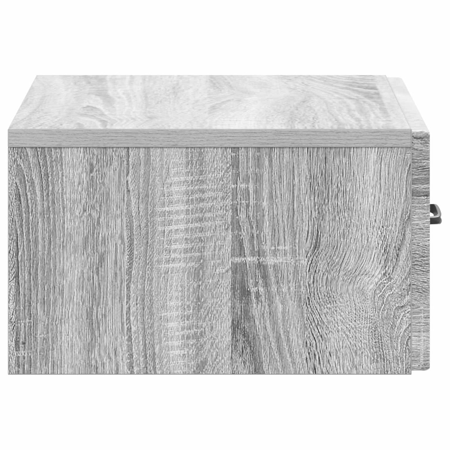 vidaXL Τοίχου Κρεμαστό Κομοδίνο 2 τμχ. Γκρι Sonoma 49 x 34,5 x 20 εκ.