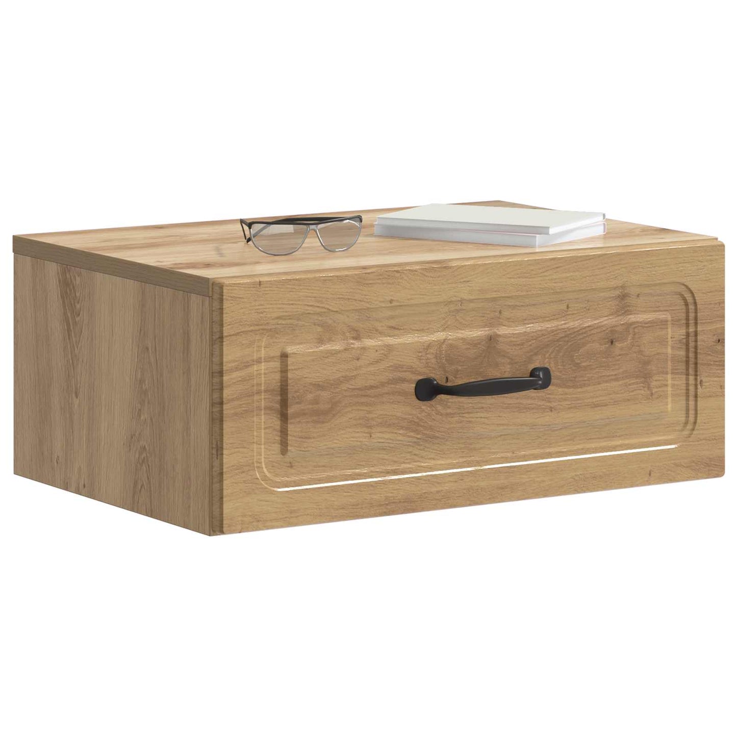 vidaXL Τοίχου Κρεμαστό Κομοδίνο Artisan Δρυς 49 x 34,5 x 20 εκ.