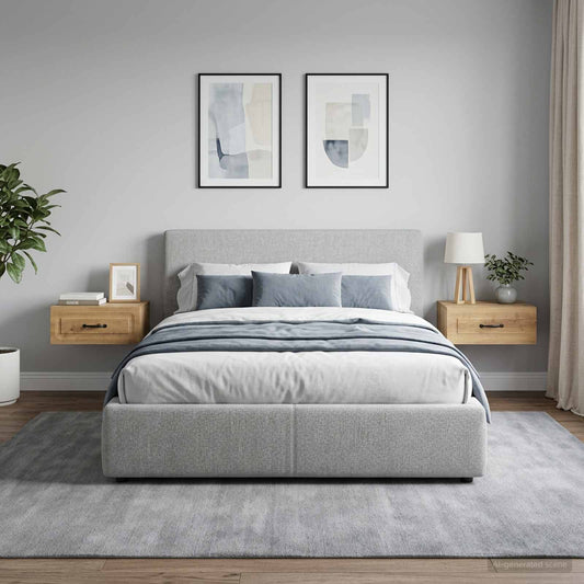 vidaXL Τοίχου Κρεμαστό Κομοδίνο 2 τμχ. Artisan Δρυς 49 x 34,5 x 20 εκ.