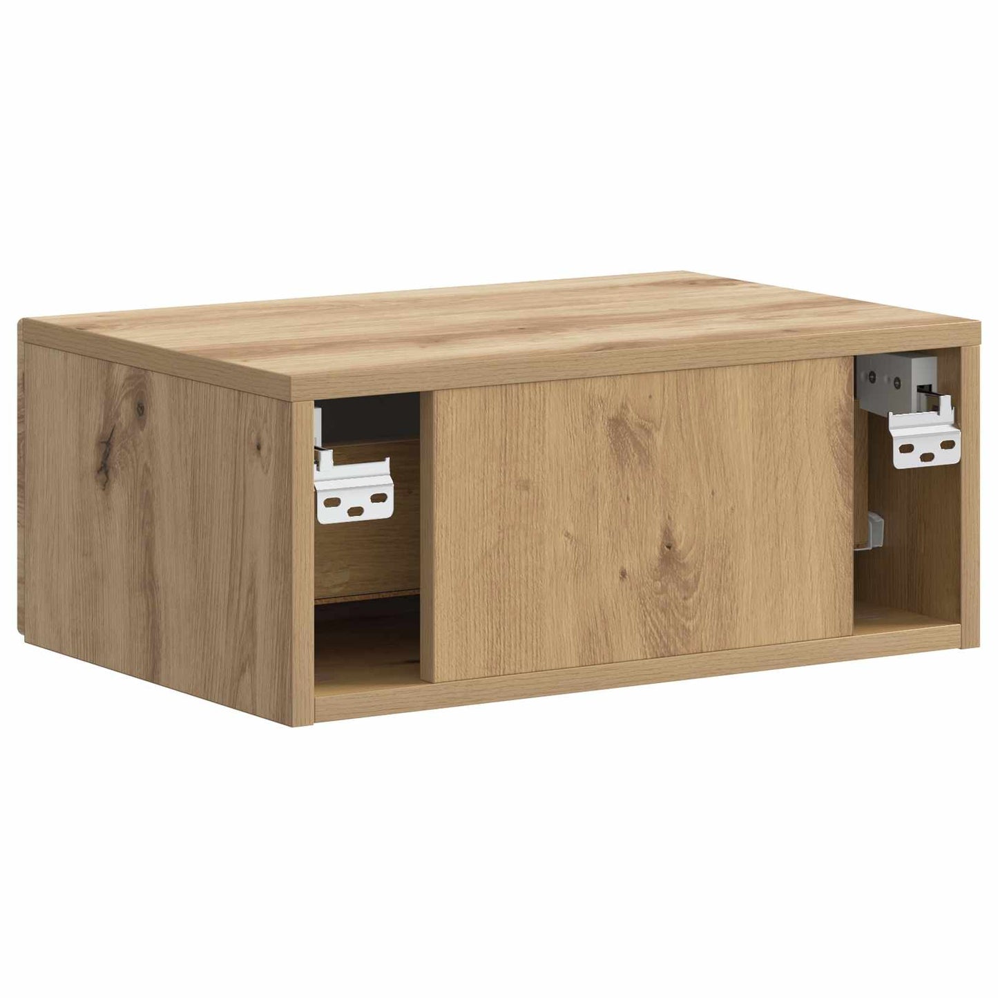 vidaXL Τοίχου Κρεμαστό Κομοδίνο 2 τμχ. Artisan Δρυς 49 x 34,5 x 20 εκ.