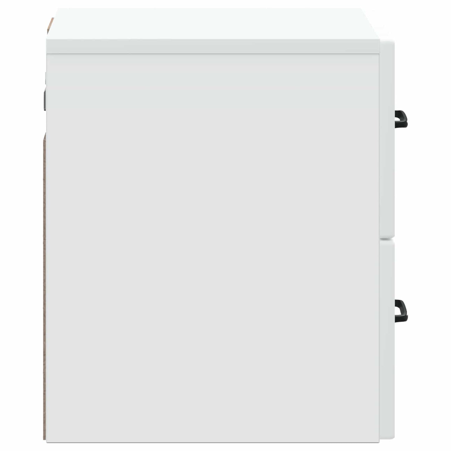 vidaXL Τοίχου Κρεμαστό Κομοδίνο 2 τμχ. Λευκό 34,5 x 33 x 40 εκ