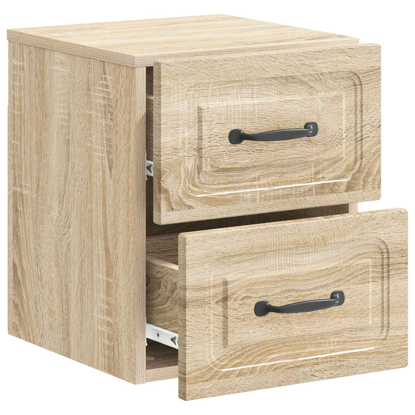 vidaXL Τοίχου Κρεμαστό Κομοδίνο Sonoma Δρυς 34,5 x 33 x 40 εκ