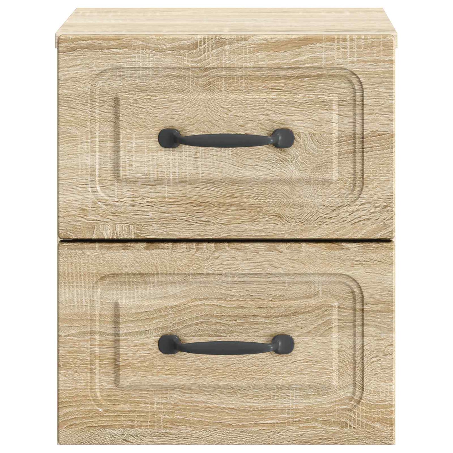 vidaXL Τοίχου Κρεμαστό Κομοδίνο Sonoma Δρυς 34,5 x 33 x 40 εκ