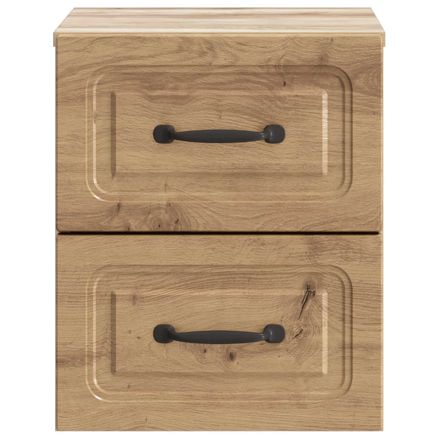 vidaXL Τοίχου Κρεμαστό Κομοδίνο 2 τμχ. Artisan Δρυς 34,5 x 33 x 40 εκ