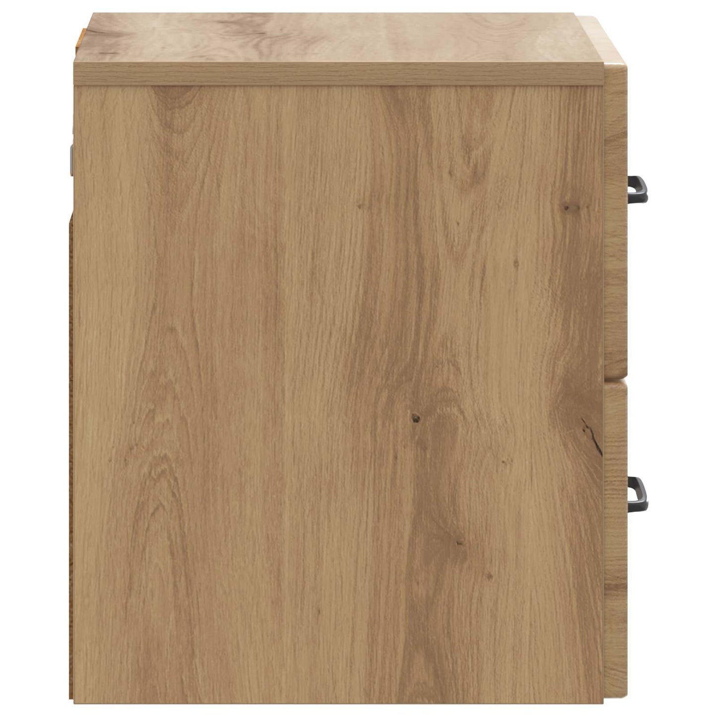 vidaXL Τοίχου Κρεμαστό Κομοδίνο 2 τμχ. Artisan Δρυς 34,5 x 33 x 40 εκ