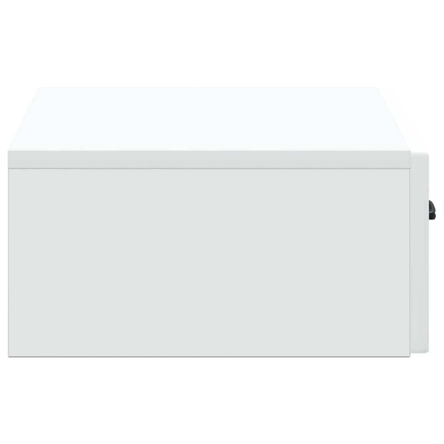 vidaXL Τραπεζάκι Τοίχου Λευκό 59 x 34,5 x 17 εκ. Επεξεργασμένο Ξύλο