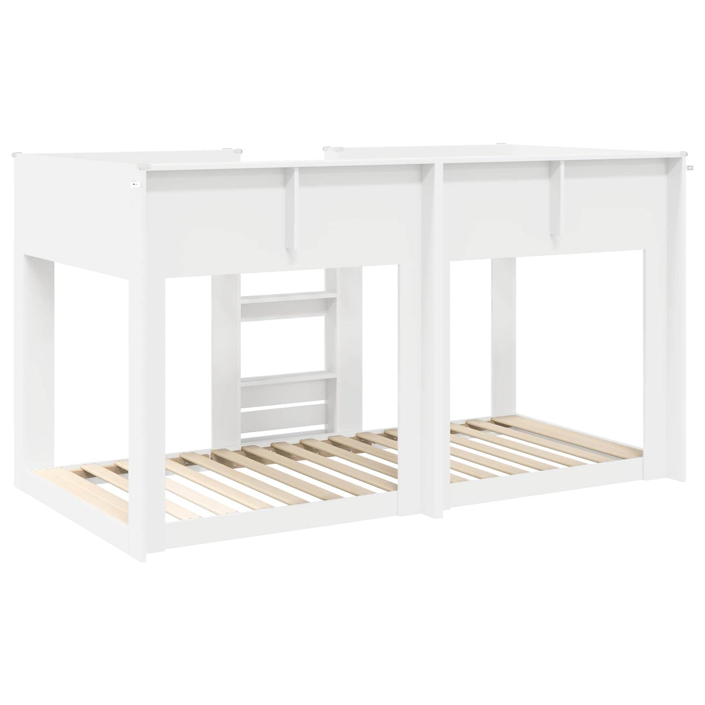 vidaXL Κρεβάτι Κουκέτα για Παιδιά Λευκό 75 x 190 cm Επεξεργασμένο ξύλο