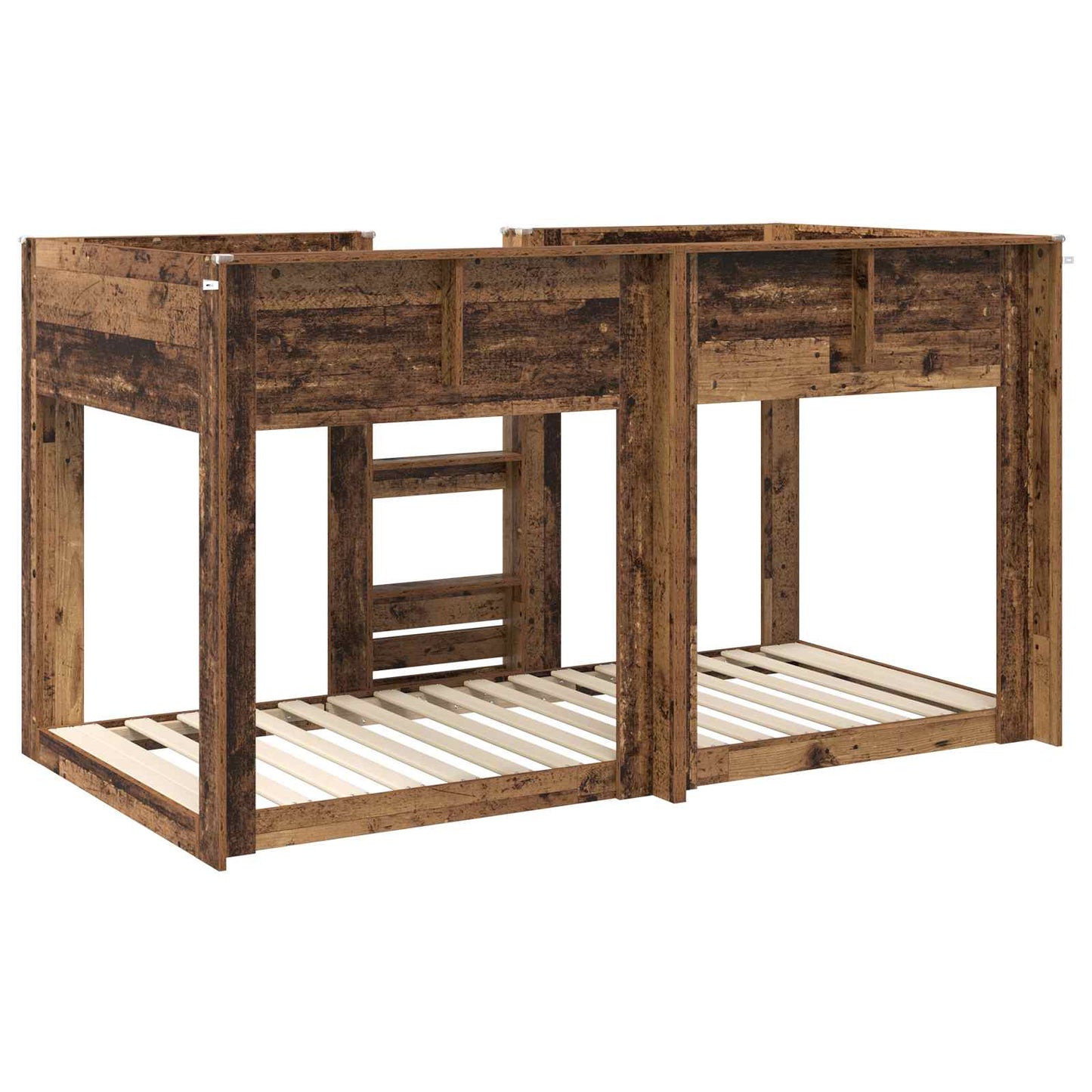 vidaXL Κρεβάτι Κουκέτα για Παιδιά Παλιό ξύλο 75 x 190 cm