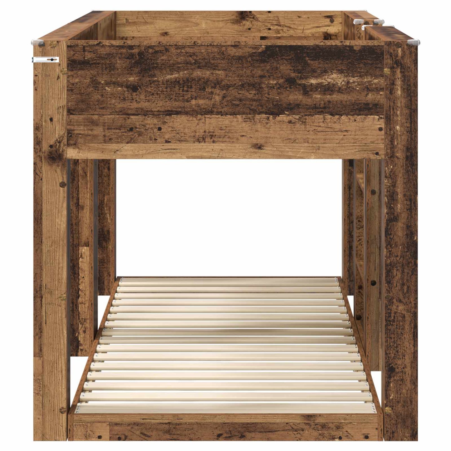 vidaXL Κρεβάτι Κουκέτα για Παιδιά Παλιό ξύλο 75 x 190 cm