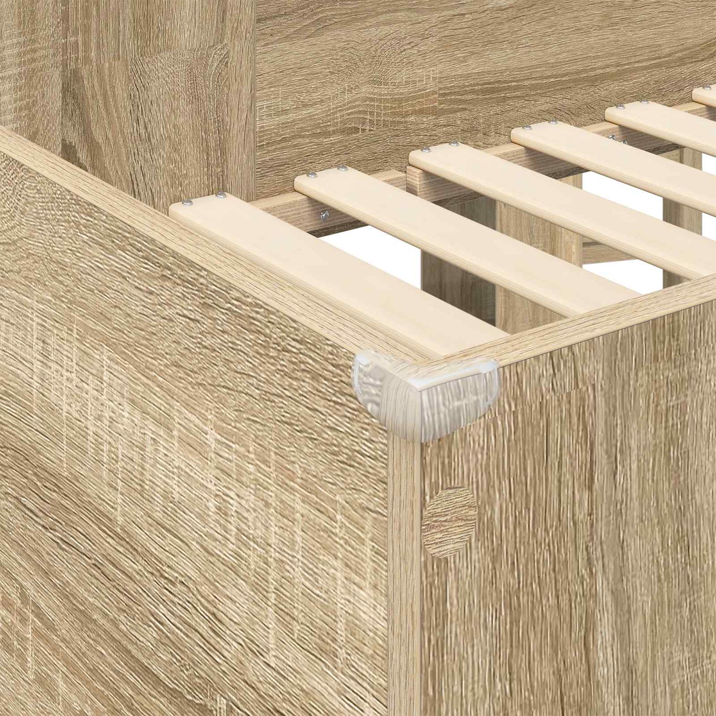 vidaXL Σκελετός κουκέτας με γραφείο Δρύς Sonoma 75 x 190 cm