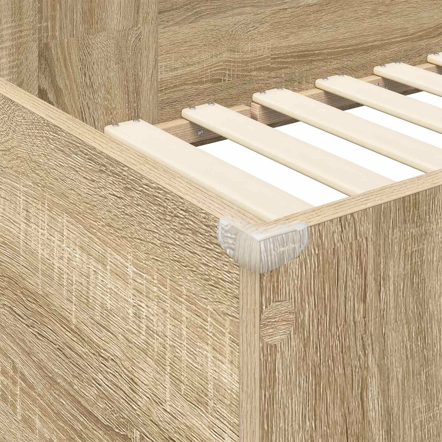 vidaXL Σκελετός κουκέτας με γραφείο Δρύς Sonoma 100 x 200 cm
