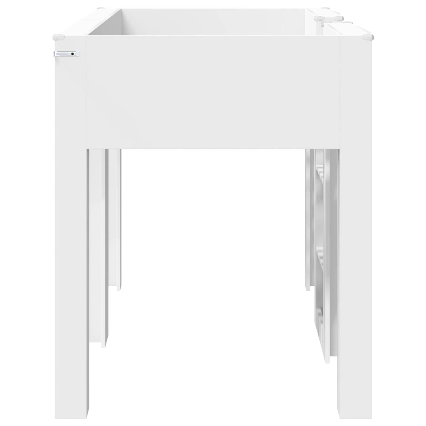 vidaXL Κρεβάτι Κουκέτα για Παιδιά Λευκό 75 x 190 cm Επεξεργασμένο ξύλο