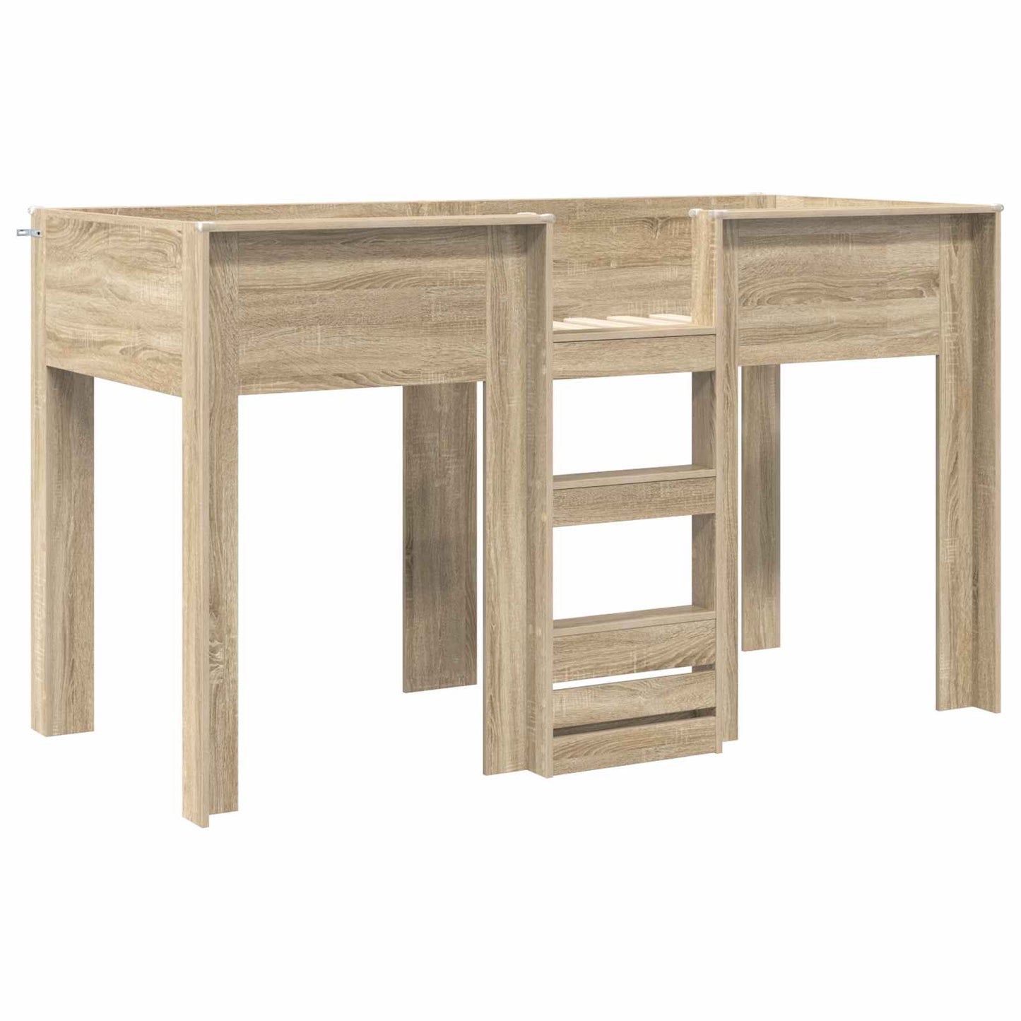 vidaXL Κρεβάτι Κουκέτα για Παιδιά Δρύς Sonoma 75 x 190 cm
