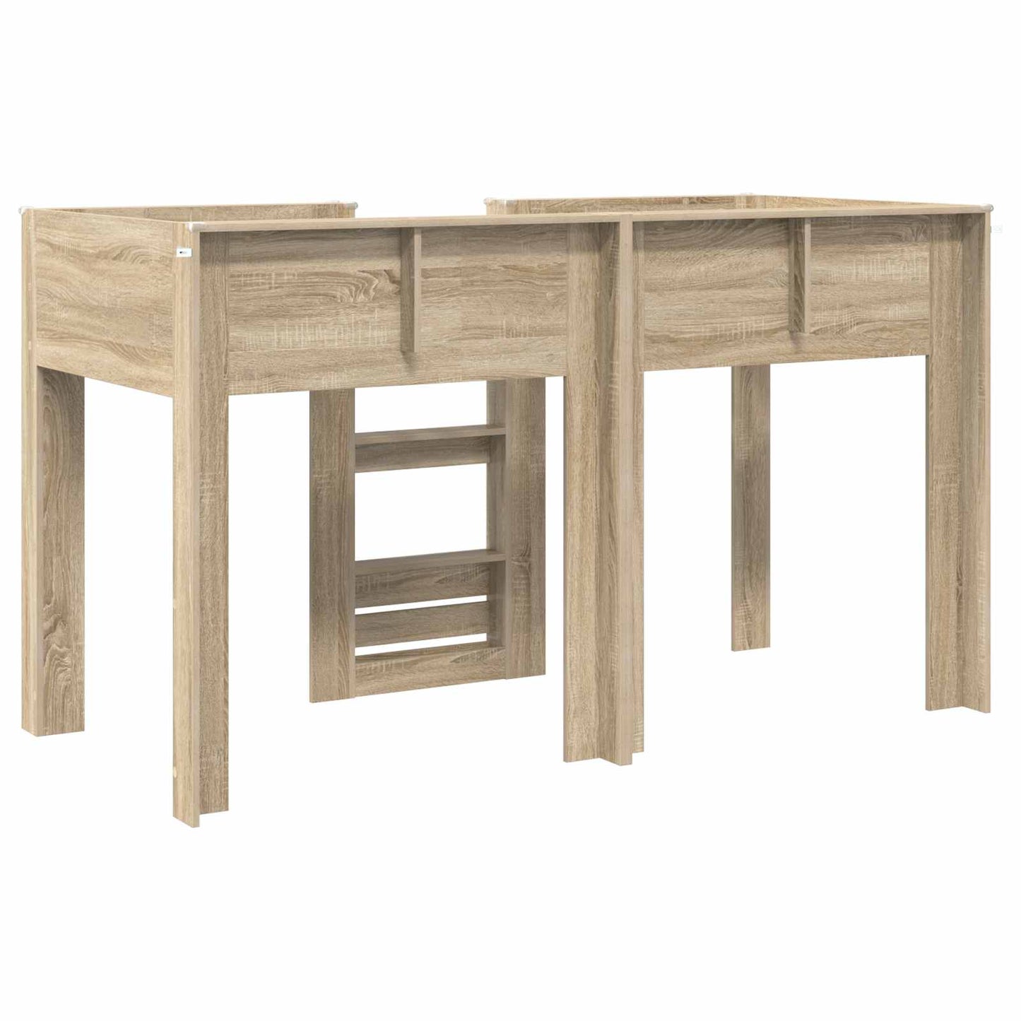 vidaXL Κρεβάτι Κουκέτα για Παιδιά Δρύς Sonoma 75 x 190 cm