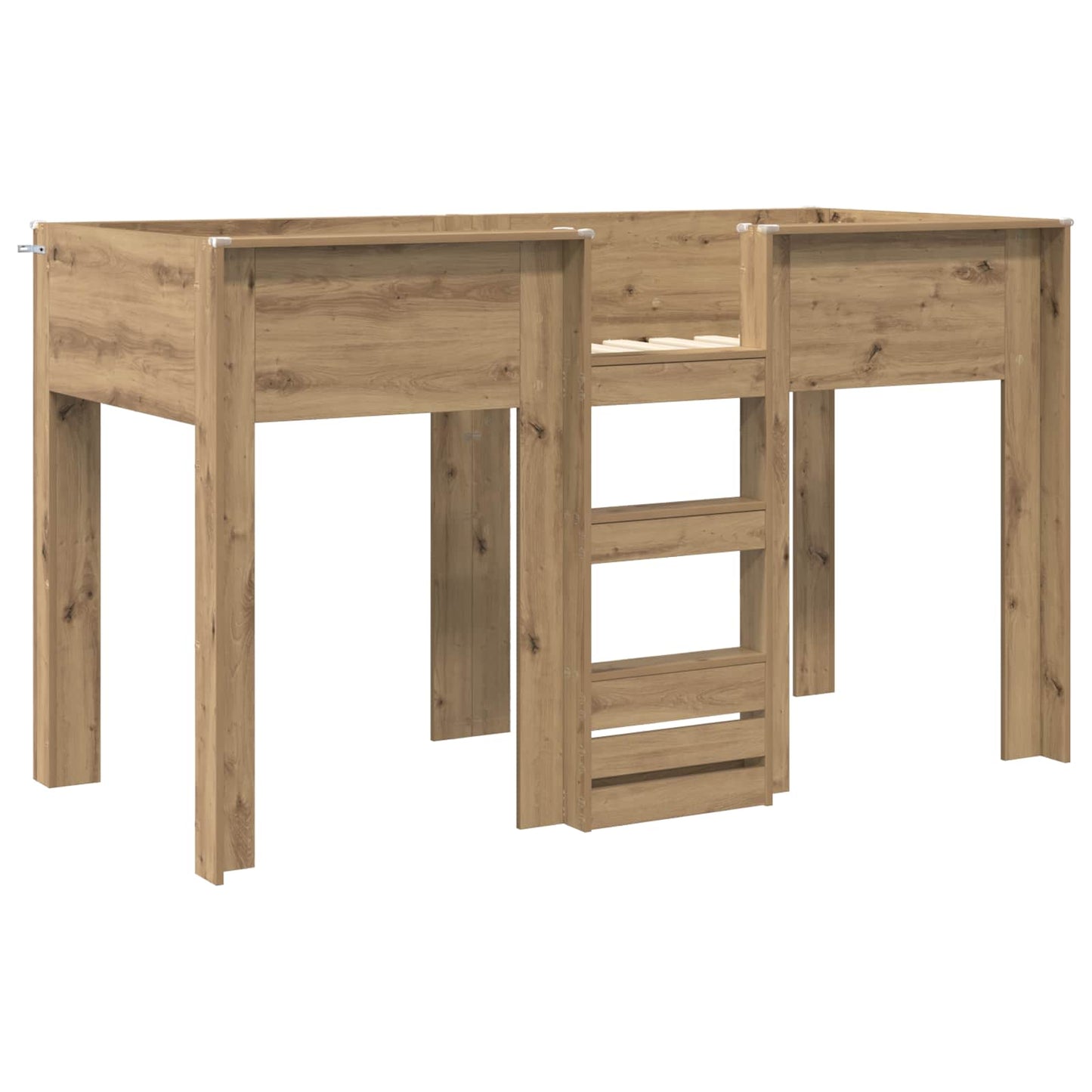 vidaXL Κρεβάτι Κουκέτα για Παιδιά Artisan Oak 75 x 190 cm