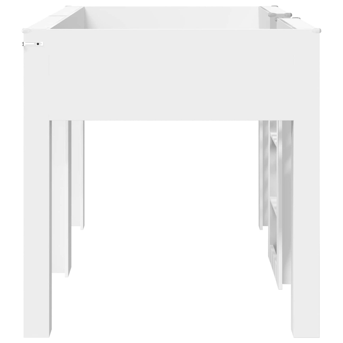 vidaXL Κρεβάτι Κουκέτα για Παιδιά Λευκό 90 x 190 cm Επεξεργασμένο ξύλο