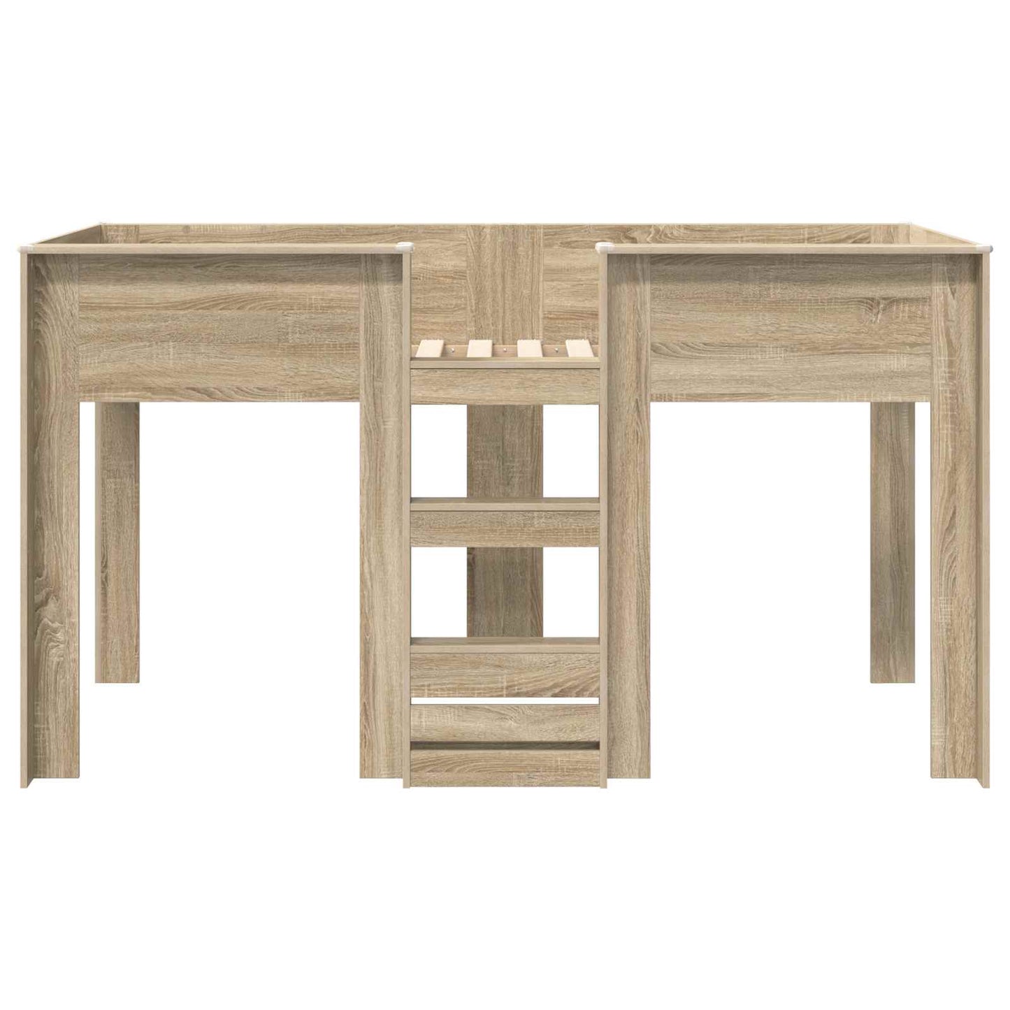 vidaXL Κρεβάτι Κουκέτα για Παιδιά Δρύς Sonoma 90 x 190 cm