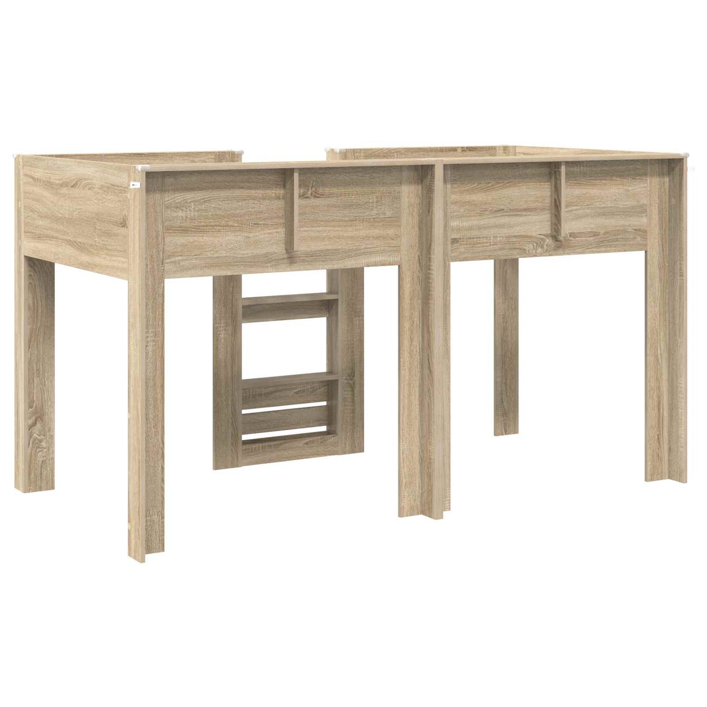 vidaXL Κρεβάτι Κουκέτα για Παιδιά Δρύς Sonoma 90 x 200 cm