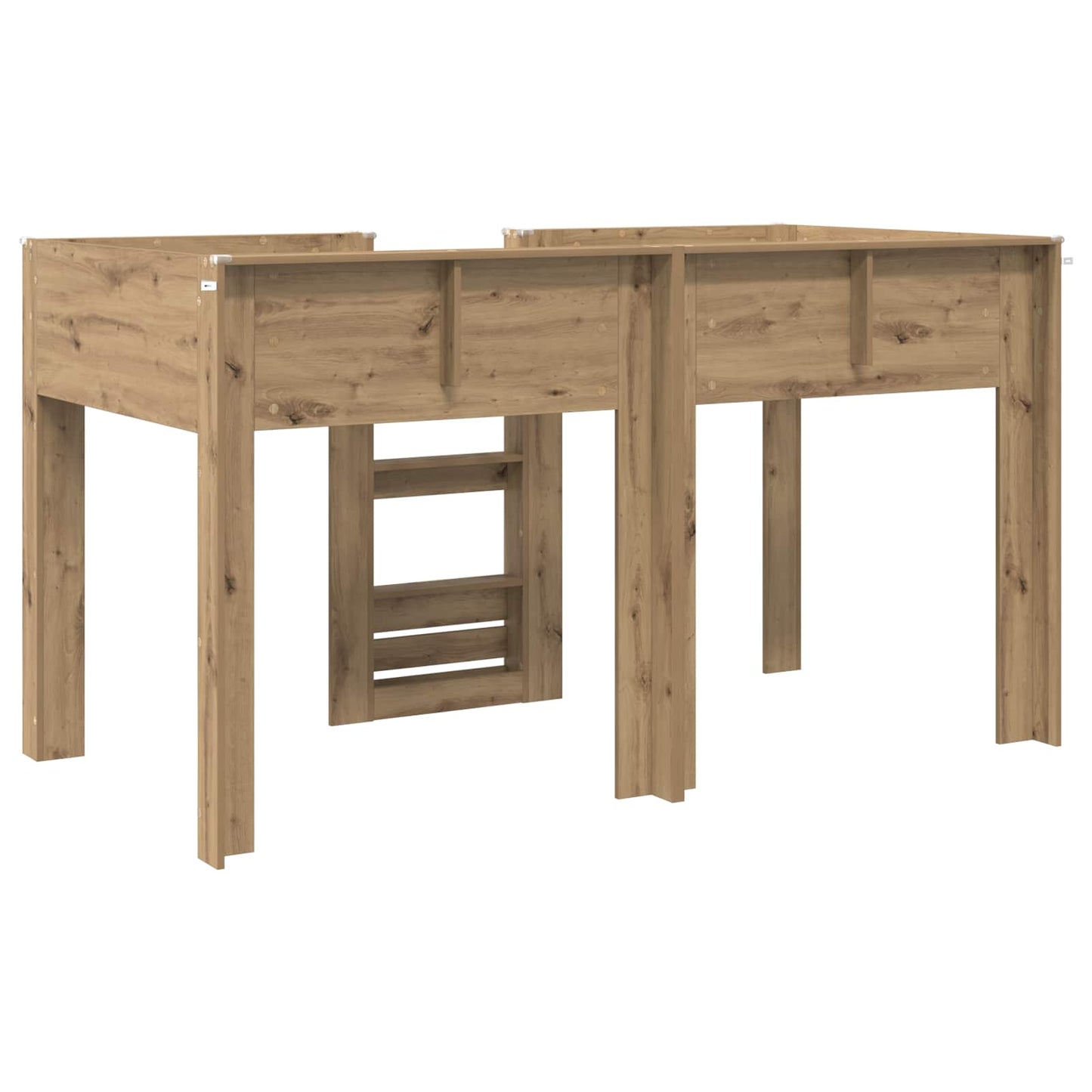 vidaXL Κρεβάτι Κουκέτα για Παιδιά με στρώμα Artisan Oak 100 x 200 cm