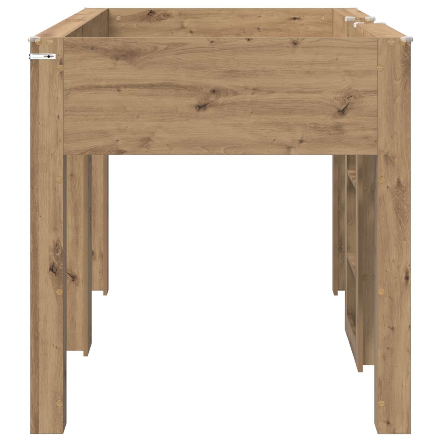 vidaXL Κρεβάτι Κουκέτα για Παιδιά με στρώμα Artisan Oak 100 x 200 cm