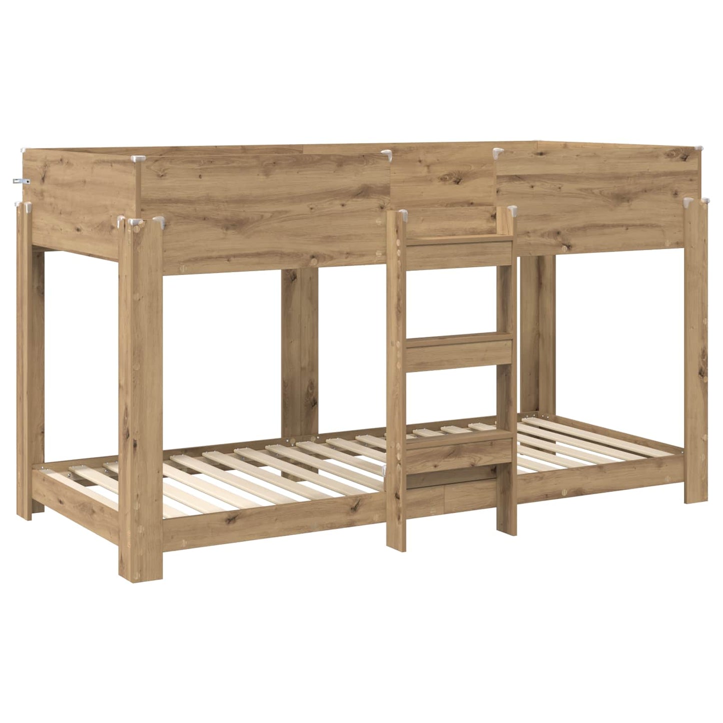 vidaXL Κρεβάτι Κουκέτα για Παιδιά Artisan Oak 100 x 200 cm